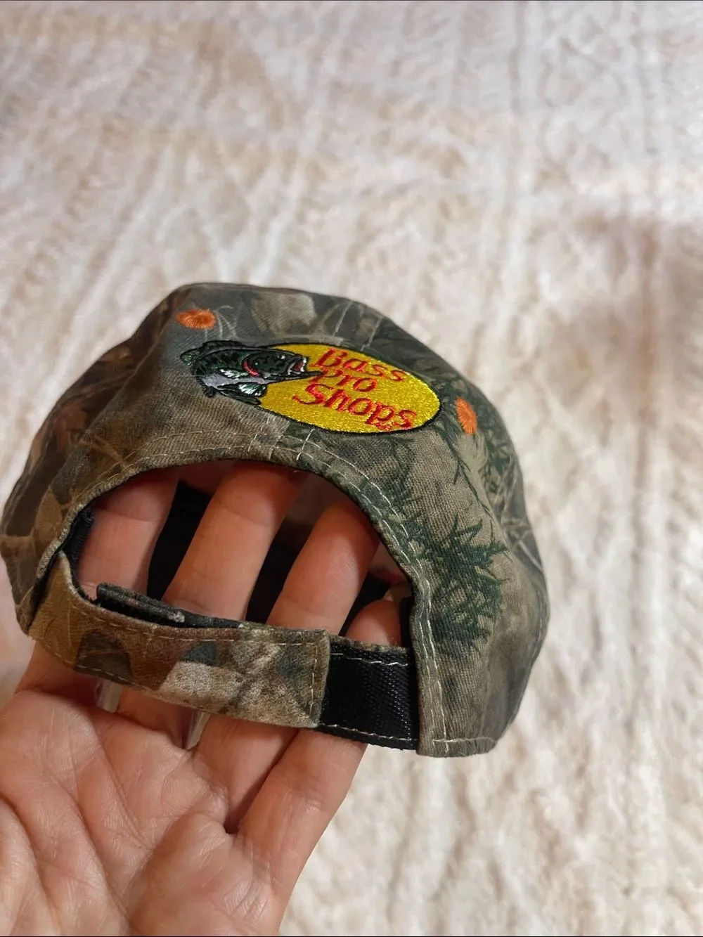 One Tough Buck Camo Orange Hunting Cap bass Pro shops kids